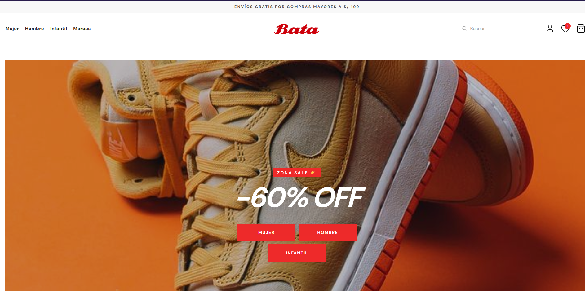 Teaser de E-Commerce Fullstack (Réplica BATA)
